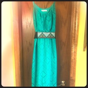 Plus size long dress.